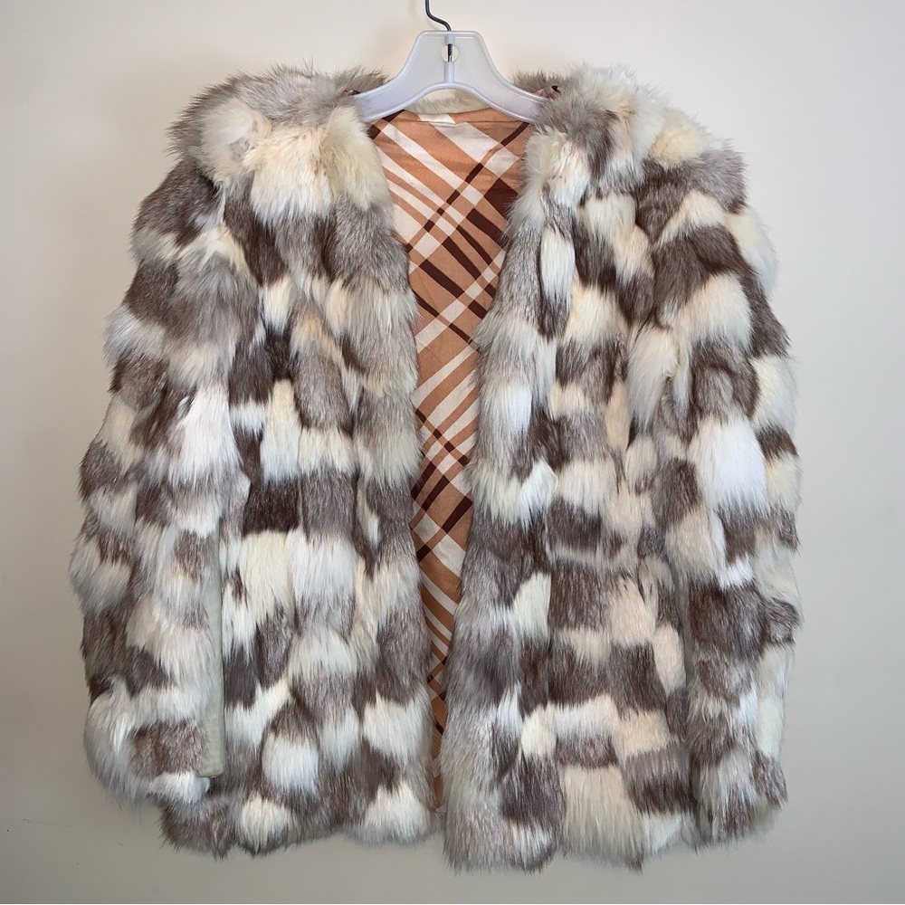 Real Rabbit Fur Coat Short Heavyweight Vintage Davisons